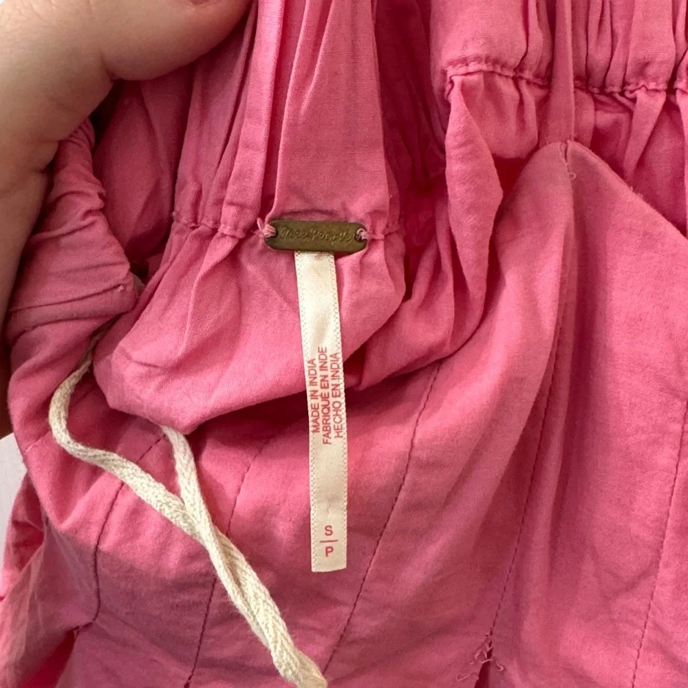 Free People Pink Women's Pleated Skort Set - Picture 2 of 5
